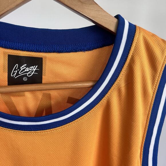 RARE G Eazy Basketball Jersey Official Merch Warriors Tycoons Rap Concert XL - Picture 4 of 7